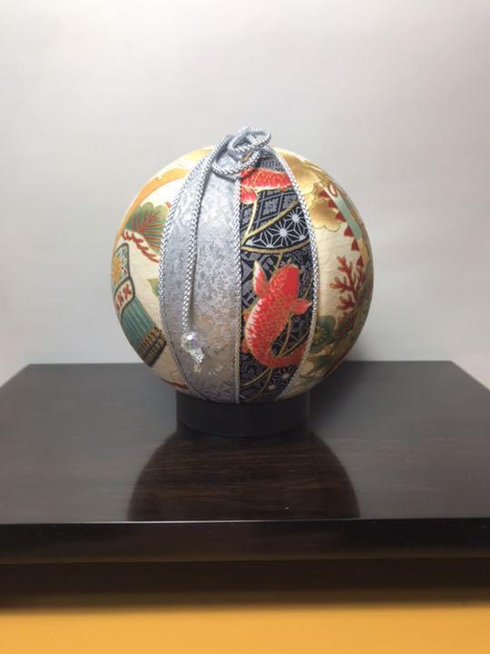 Temari  Interior decoration  gift helmet   white