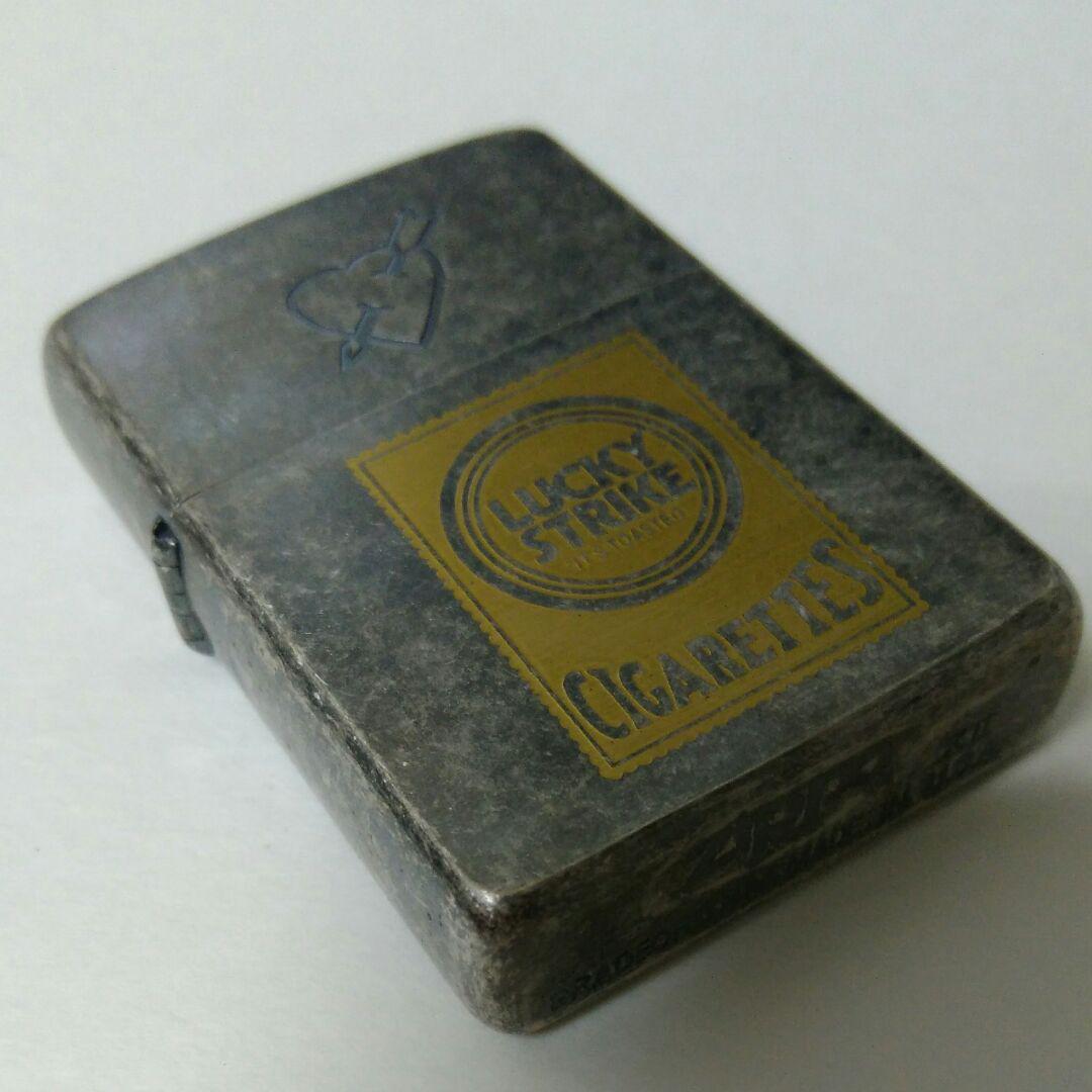 As is For Parts ZIPPO '96 LUCKY STRIKE HEART & ARROW