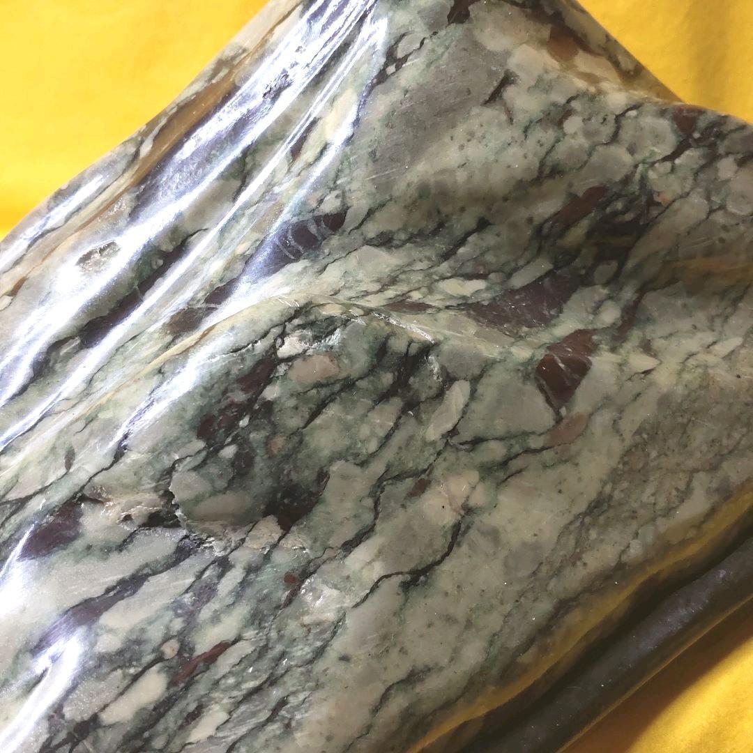 Natural stone figurine with a stand from Hokkaido Power stone