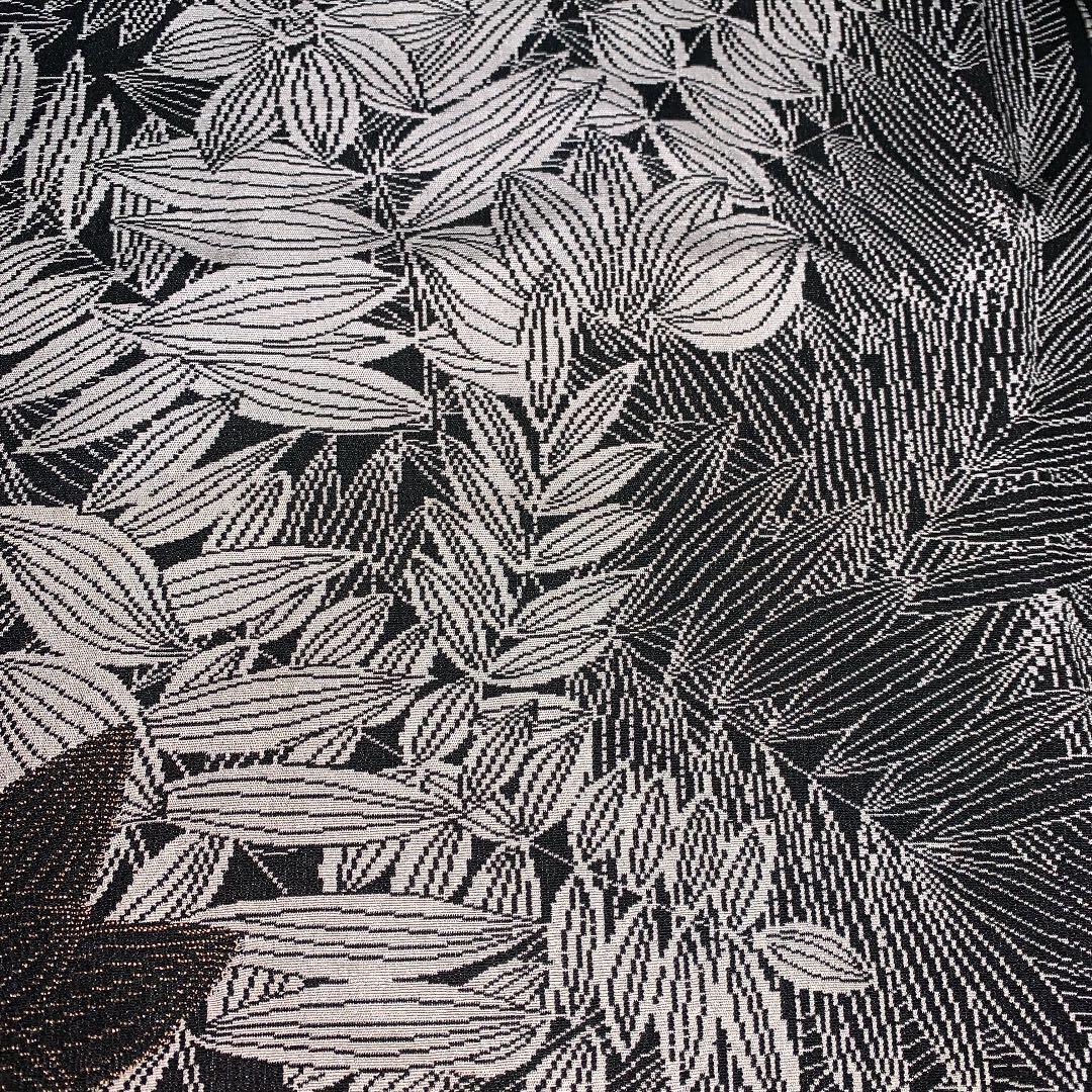 Pure silk kimono hagire about 35 x 132 long,