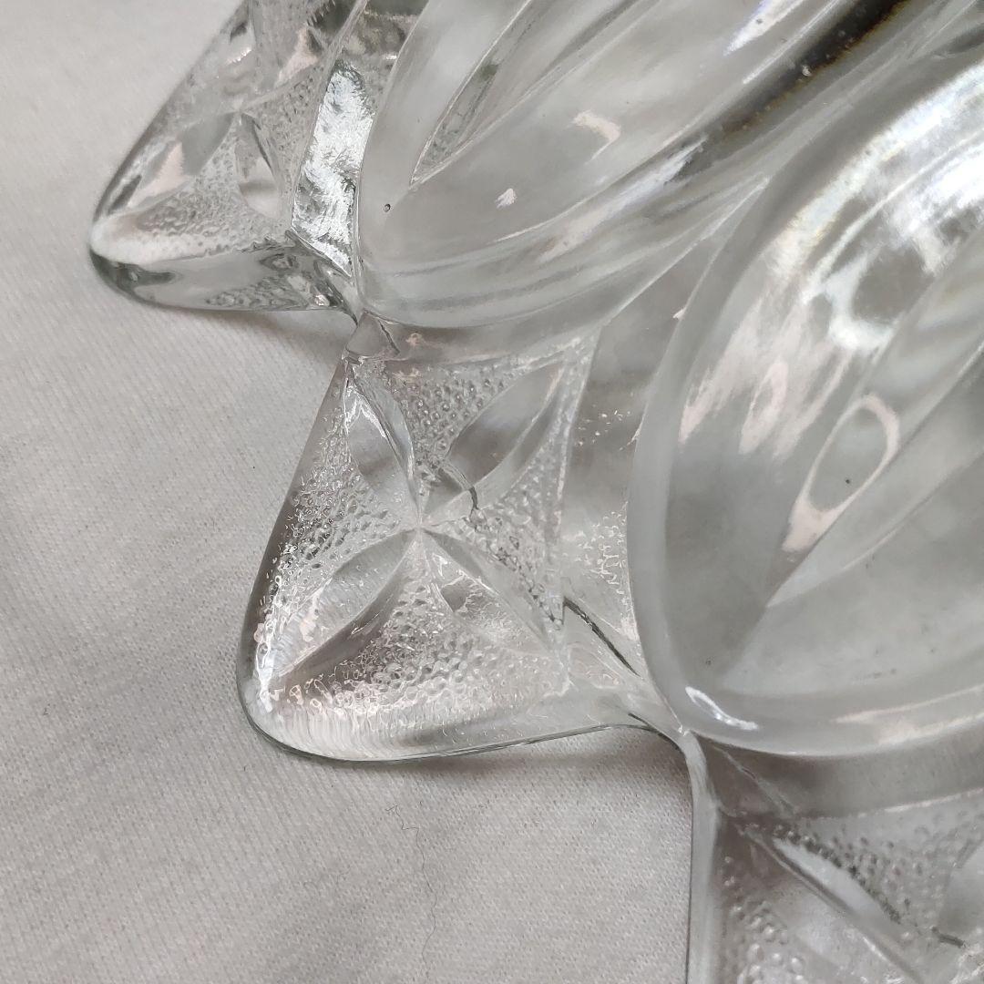 Glass ball Showa retro salad ball Fruit plate Free shipping from the old family