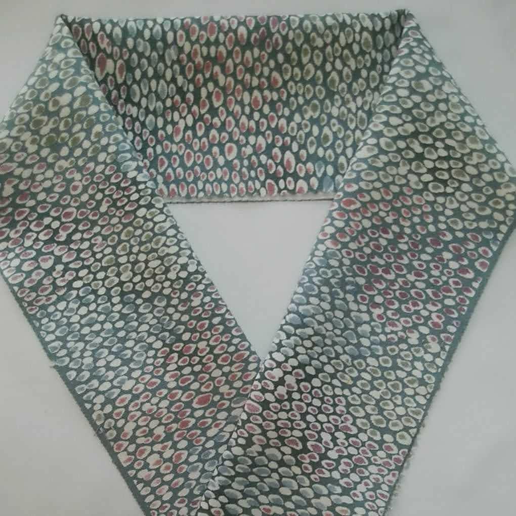 Half-collar rounded obi fried set