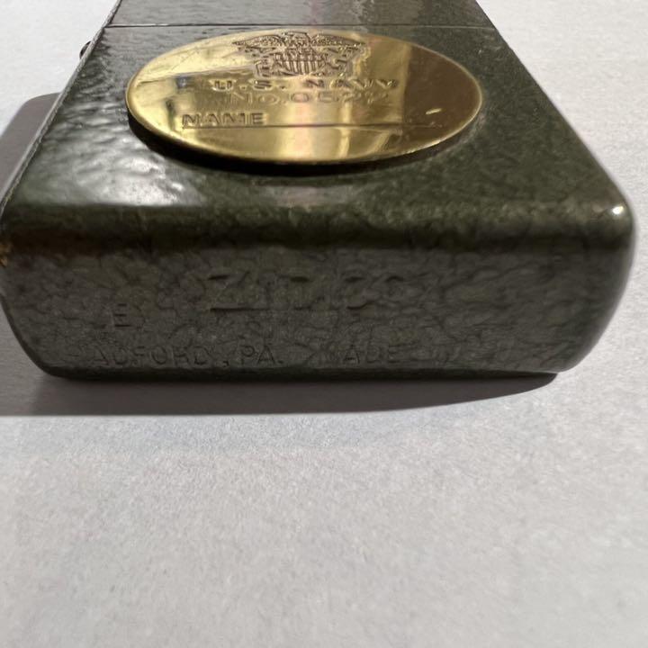 As is for parts ZIPPO lighter U.S NAVY with serial No.