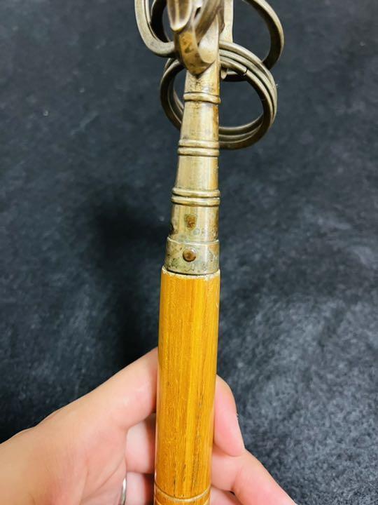 Shakujo Buddhism implements temple brown