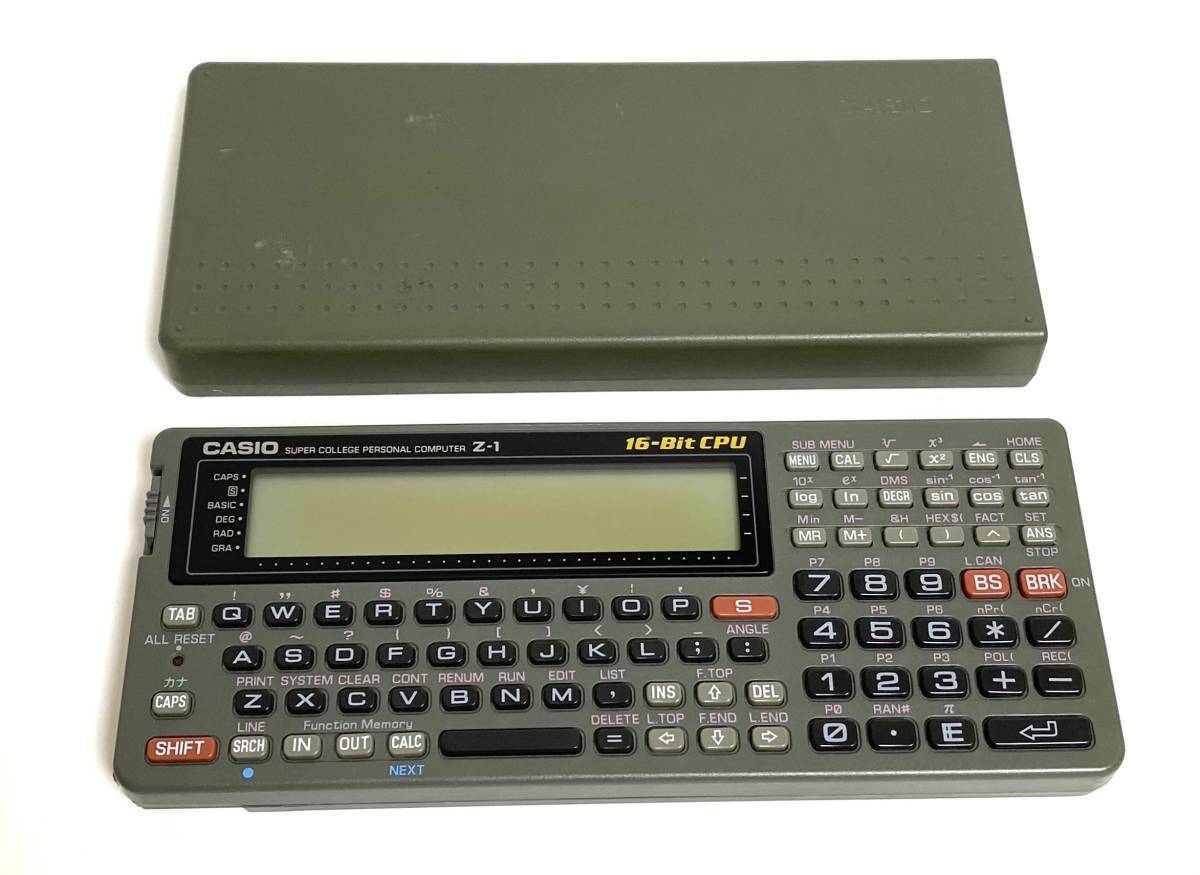 * Junk * CASIO pocket computer Z-1 16-Bit CPU Casio pocket computer I220703