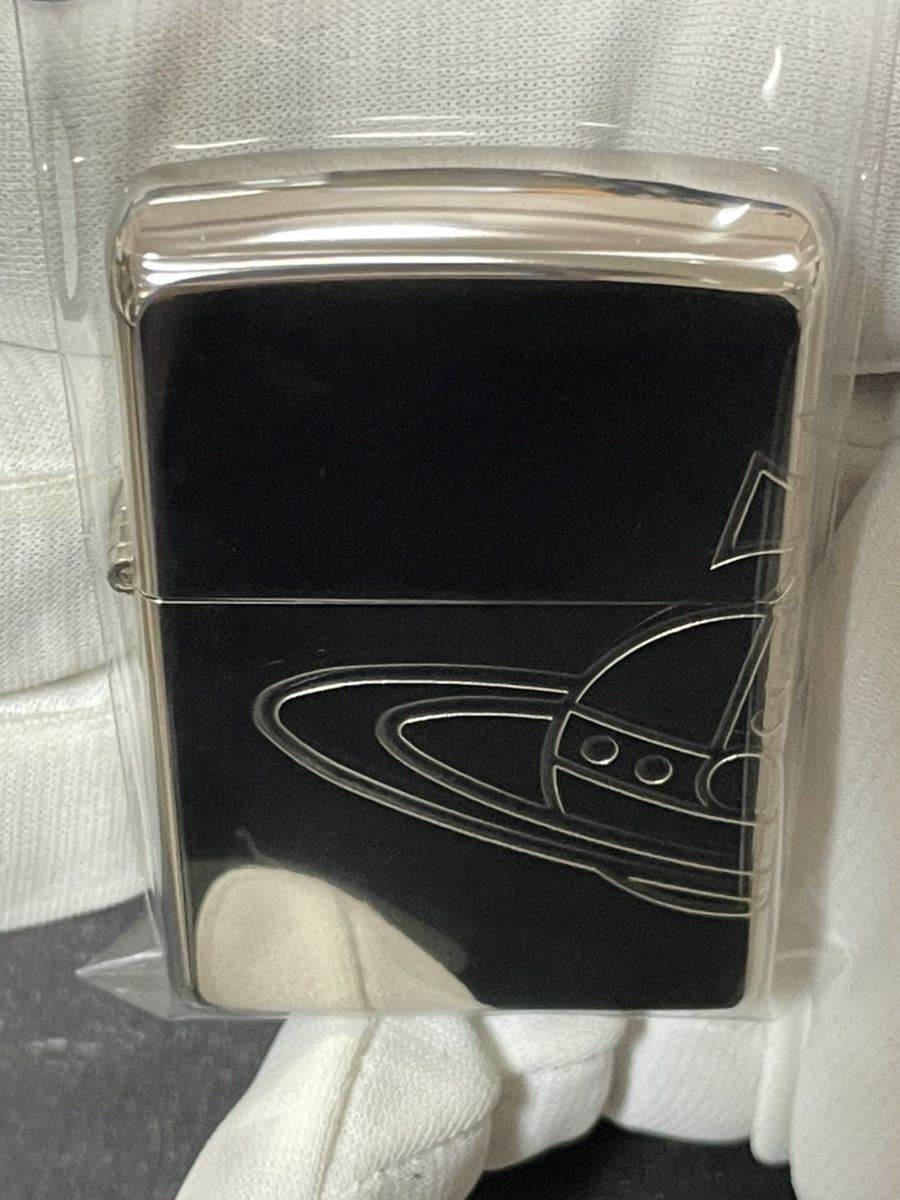 As is For Parts zippo Vivienne Westwood 3 sides stamp Rare model Silver inner Ma