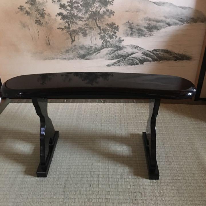 Today's armrest Kiso lacquer black