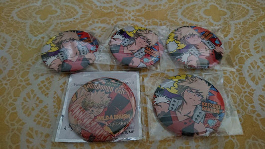 My Hero Academia Katsuki Bakugo Can Badge Keychain