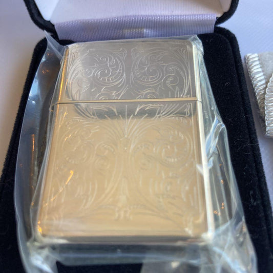 As is For Parts ZIPPO sterling silver arabesque