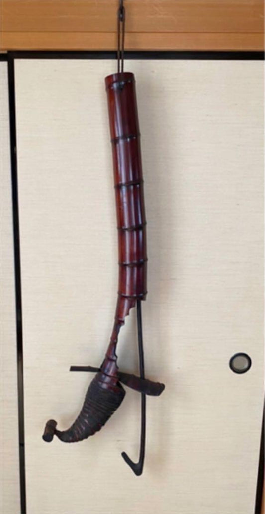 Jizai kagi Hook bamboo hearth old folk house