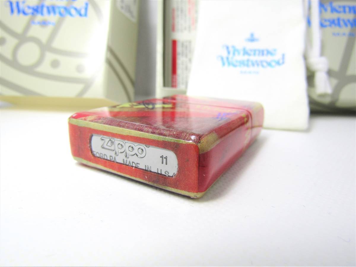 As is For Parts Vivienne Westwood Union Jack Zippo Unused 2011