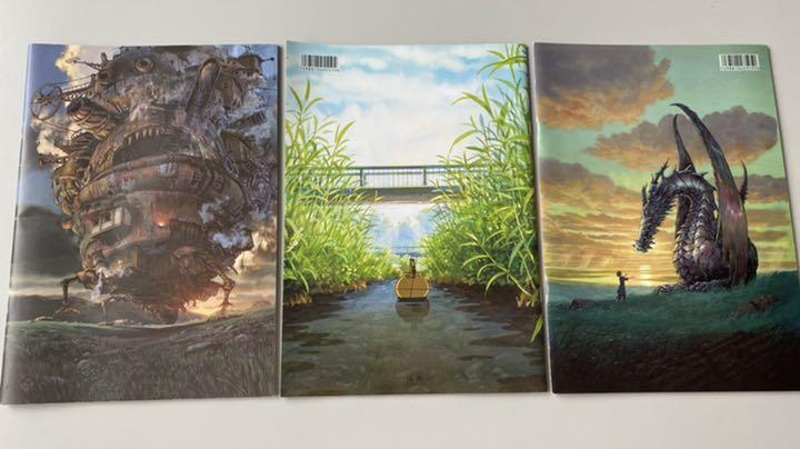 Ghibli movie pamphlet underlay clear file set