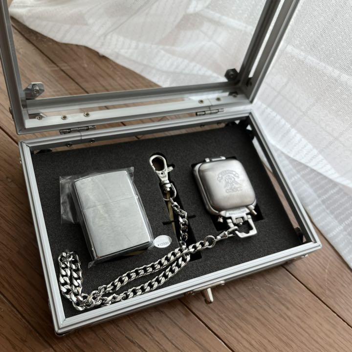 As is For Parts ZIPPO XV pocket watch storage case instruction manual tag