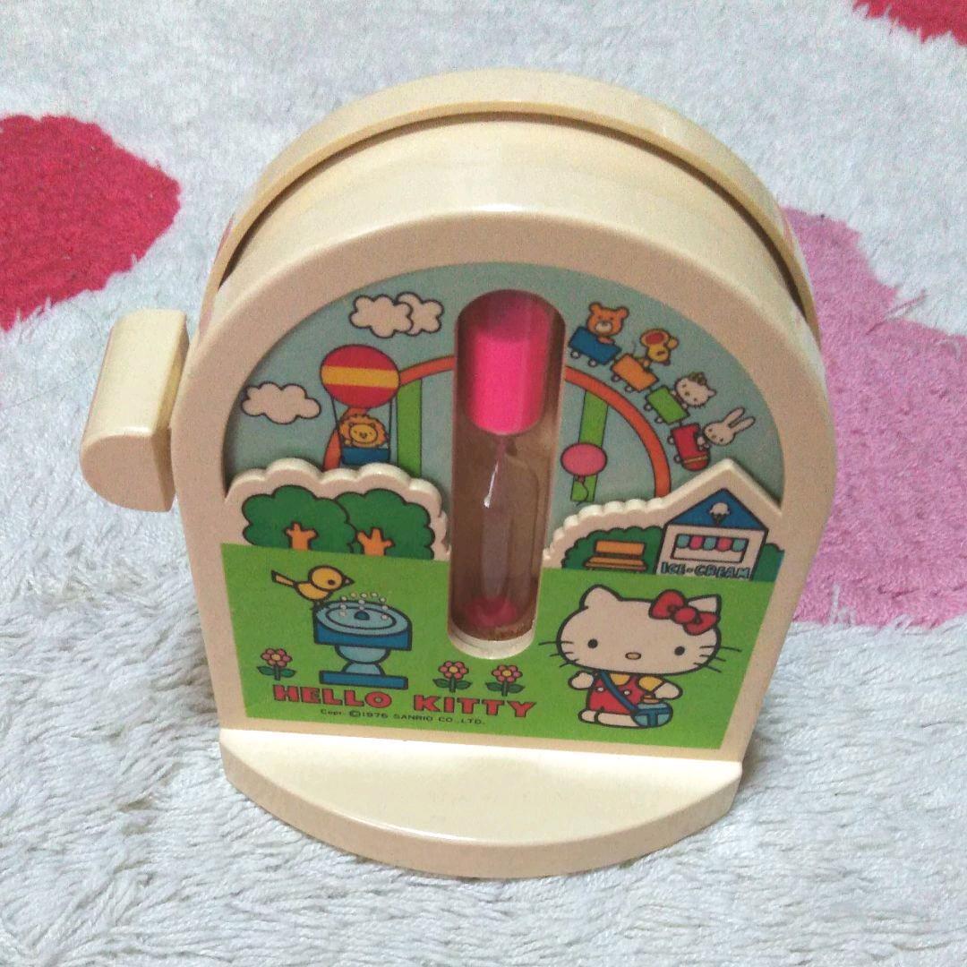 Showa Retro Kitty Memo Box, Hourglass Set