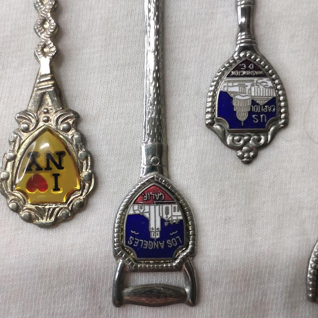 6 coffee spoons Stainless steel American collector release
