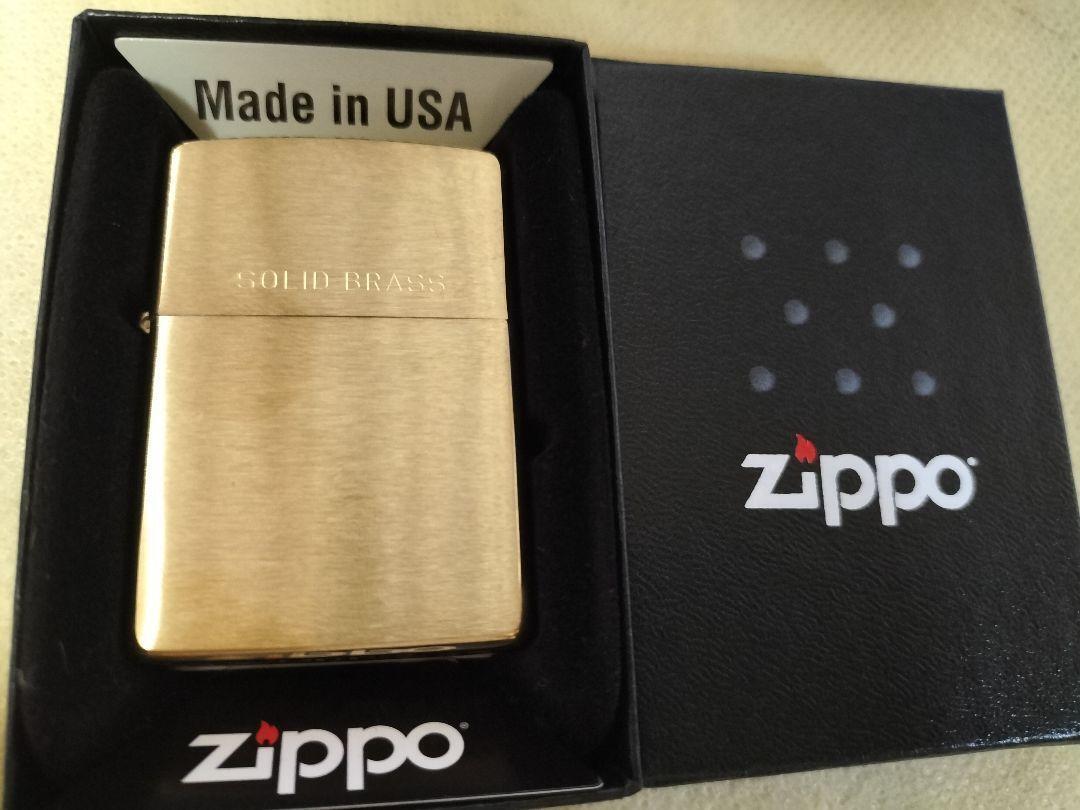 As is for parts ZIPPO lighter solid brass SOLID BRASS ZIPPO