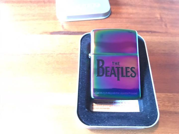 ZIPPO Beatles THE BEATLES Unused item with case and paper sleeve