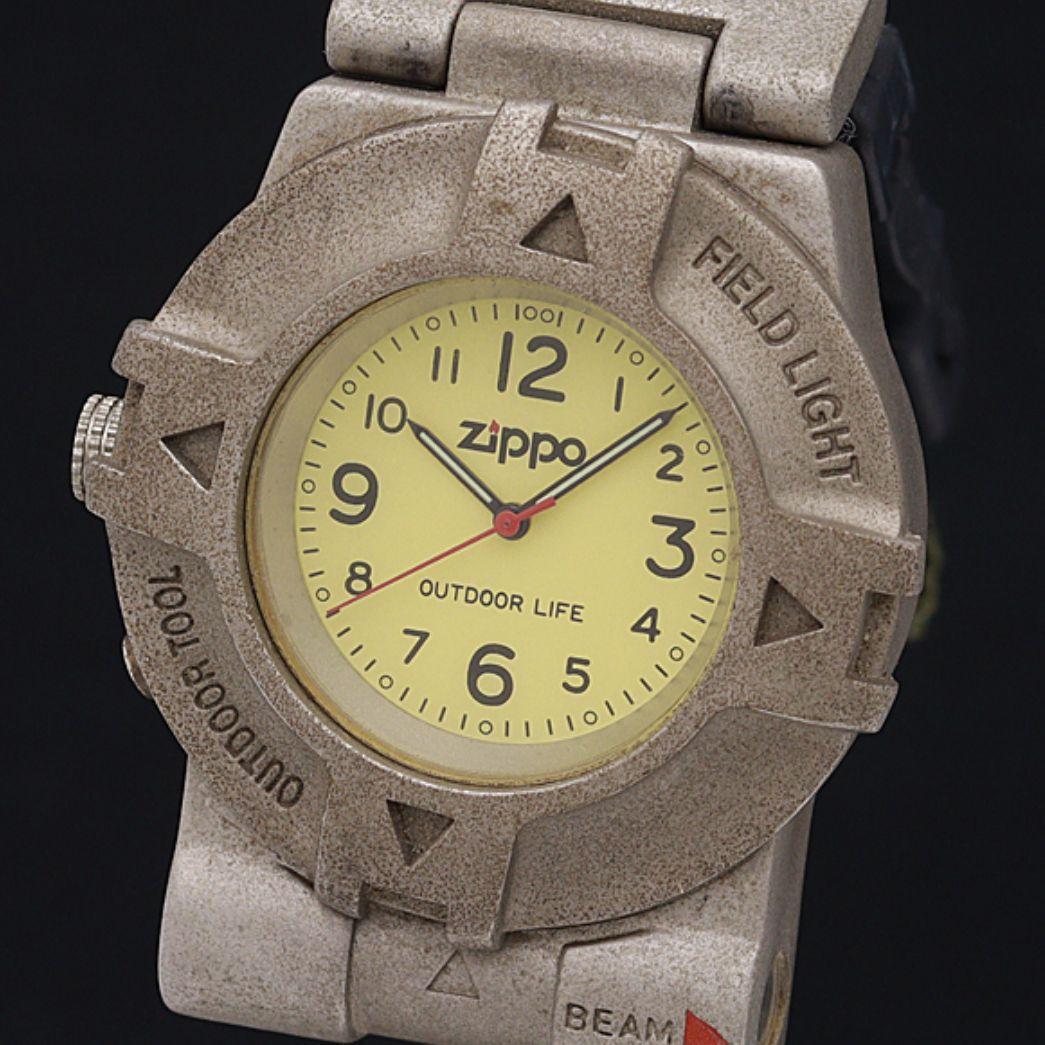 As is For Parts analog clock nylon belt yellow dial pocket watch