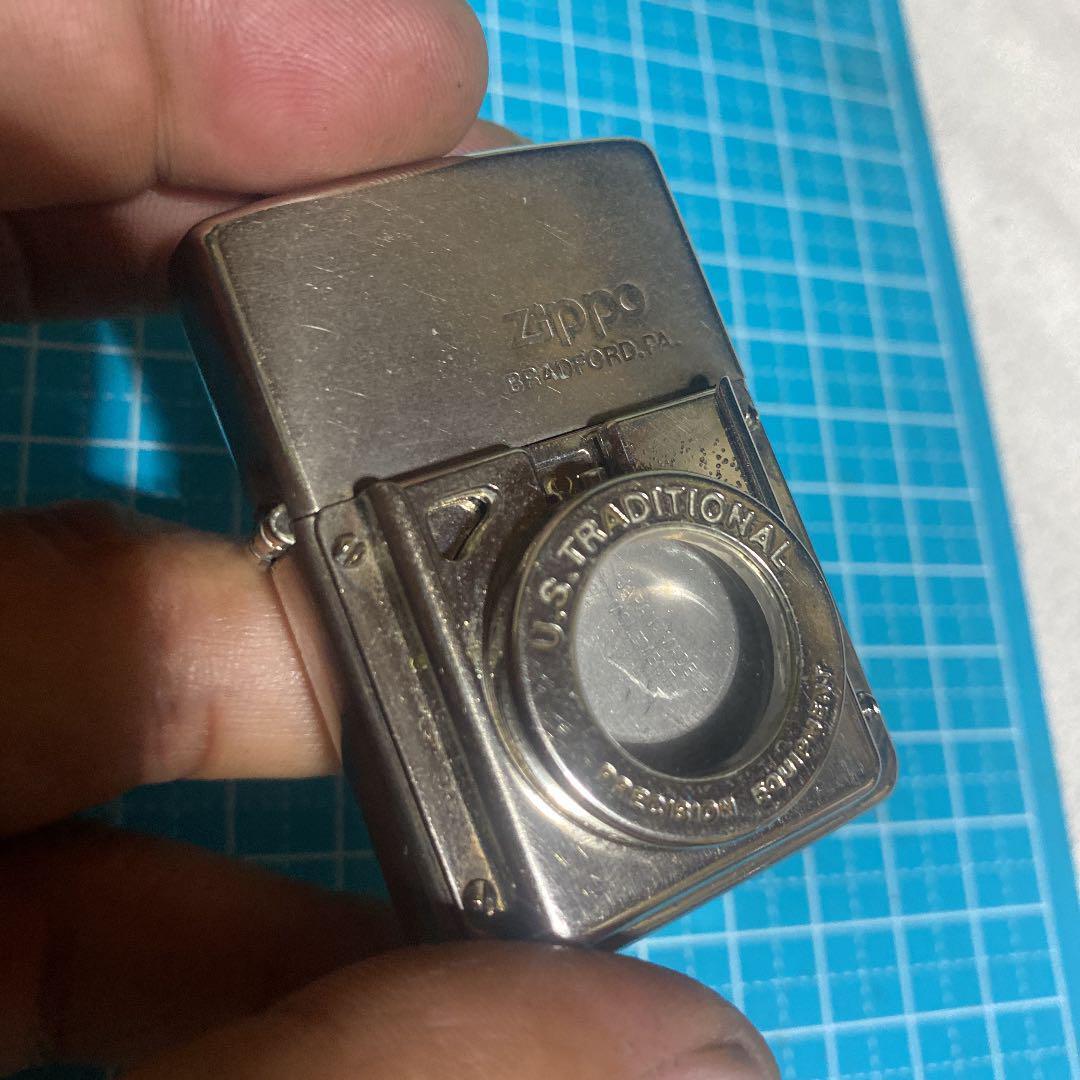 As is For Parts Zippo Time Light Oil Lighter