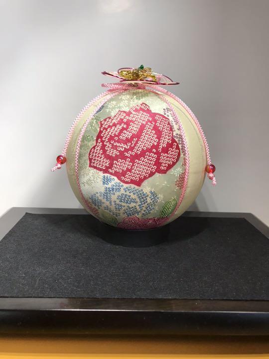 Temari  Interior decoration  gift" Mother's Day  Anniversary Rose 12.5cm