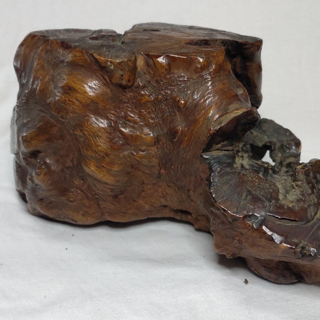 Antique stump Figurine Bonsai stand Jidaimono Old family collection