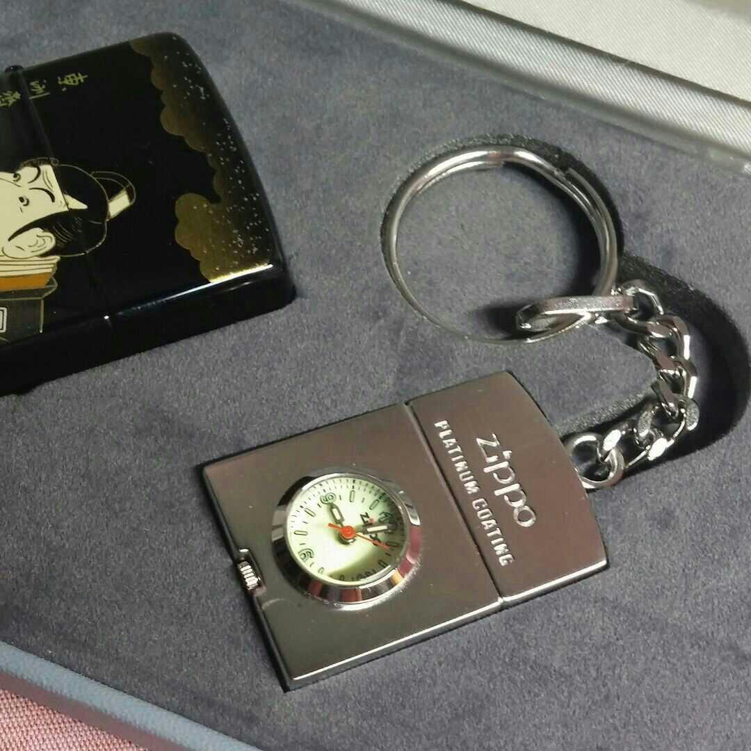 Ukiyo-e Zippo 2 clock case Ukiyo-e artist Toshusai Sharaku. Kitagawa Utamaro