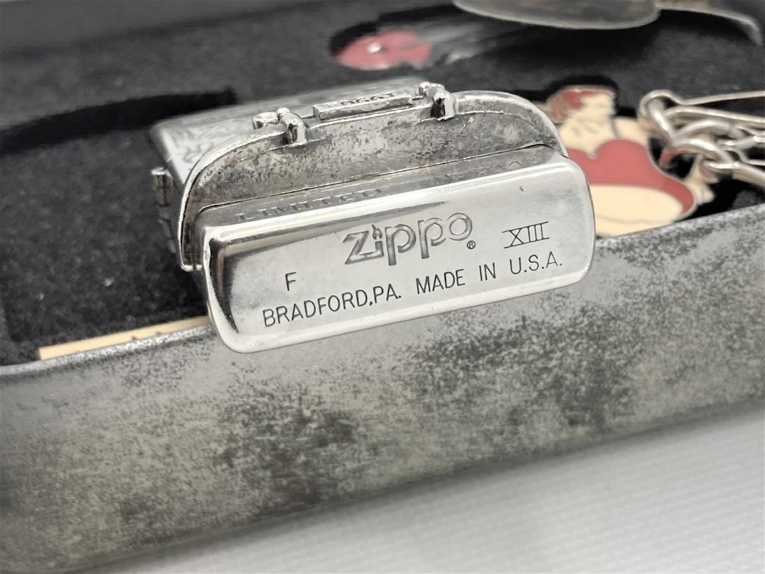As is For Parts Zippo Limited Edition Route 66 Lighter with Keychain