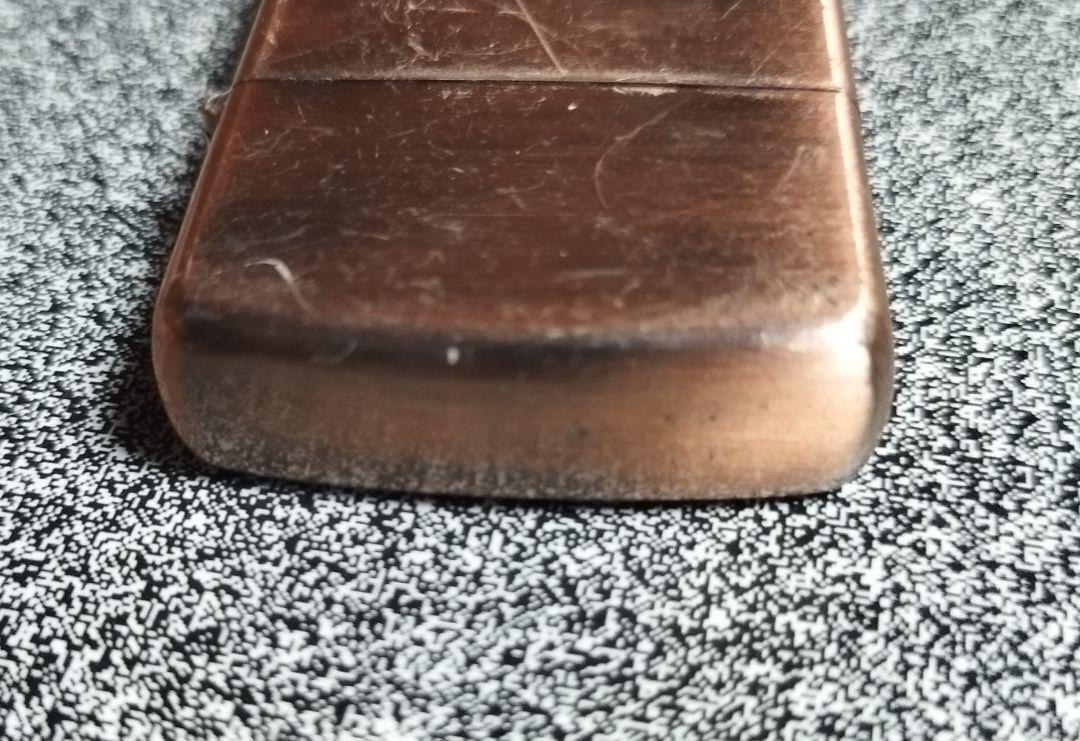 As is For Parts ZIPPO VANS skateboard bronze color 1994