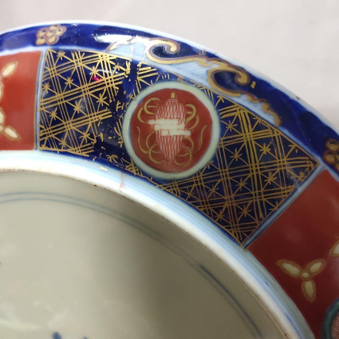 Koimari ware Marumon plate Kinrande Kinrande Edo period paulownia box