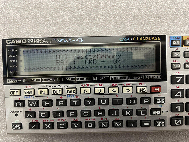 CASIO VX-4 Casio Pocket Computer 8KB