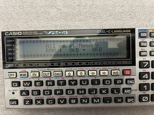 CASIO VX-4 Casio Pocket Computer 8KB