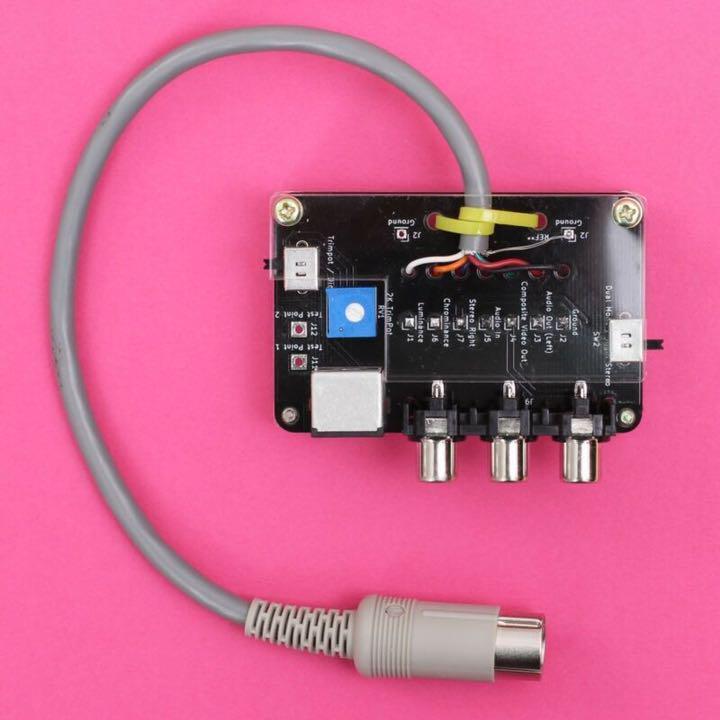 As is For Parts Commodore 64 Super Video Adapter S-Video Composite