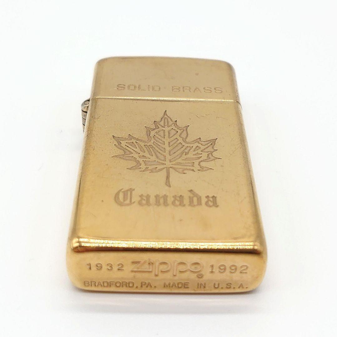 As is for parts ZIPPO lighter Canada Solid Brass