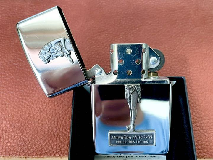 As is For Parts zipp Zippo Hawaiian Hula Girl Made in 1994 Unused item