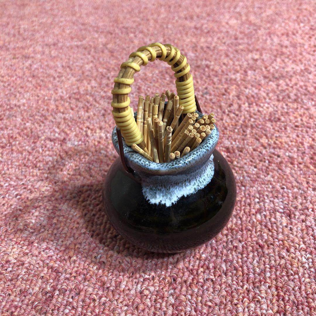 Toothpick stand, toothpick holder, toothpick, toothpick, pottery, table supplies