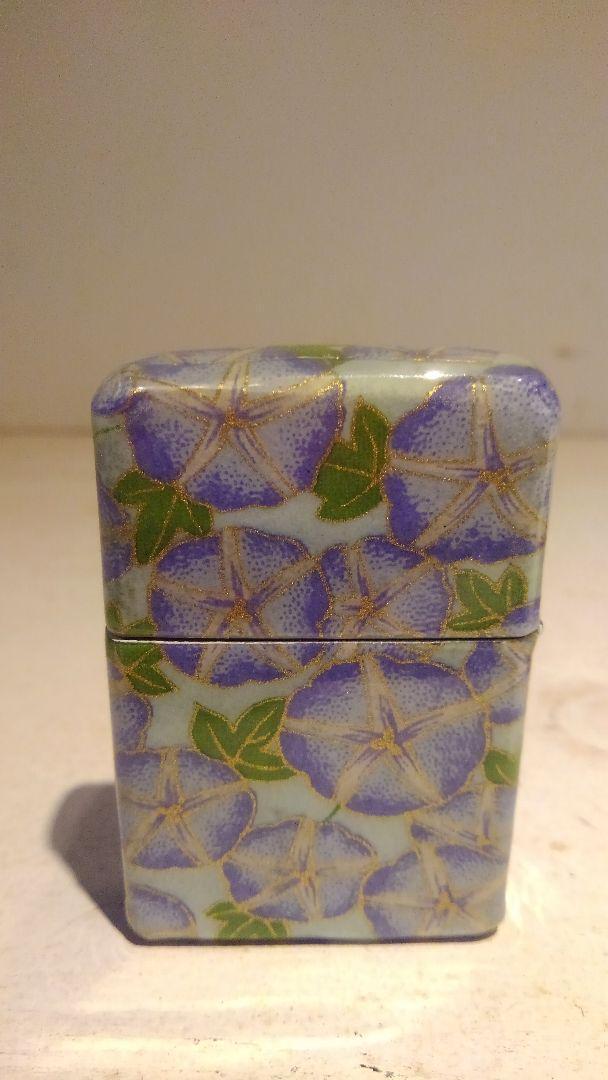 As is For Parts  Zippo out of print morning glory Japanese paper