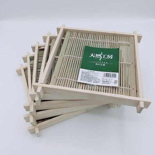 Unused 5-piece set Natural studio Kakusoba bowl Natural bamboo