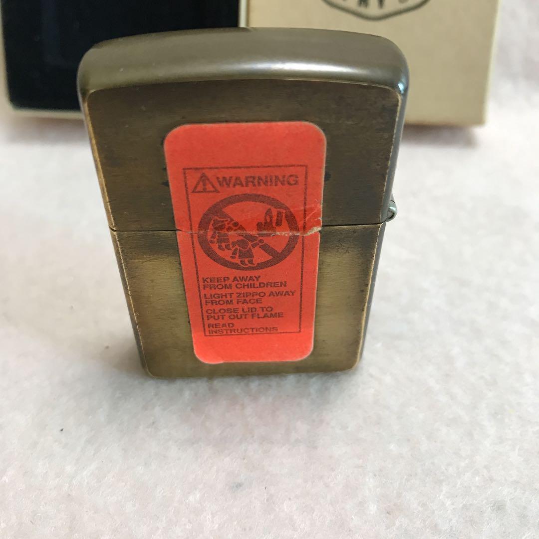 As is For Parts Zippo 1994 Marlboro Cowboy Rodeo Lighter Brass