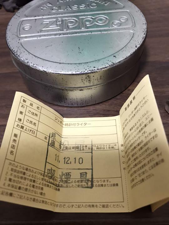 As is For Parts ZIPPO clock alarm operation confirmed case included