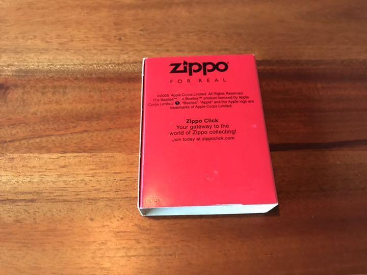 ZIPPO Beatles THE BEATLES Unused item with case and paper sleeve