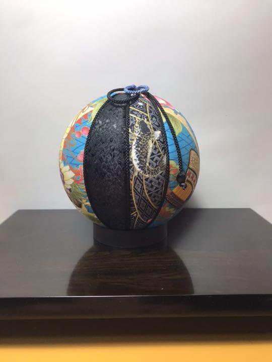 Temari Interior decoration  helmet / light blue Treasure ship