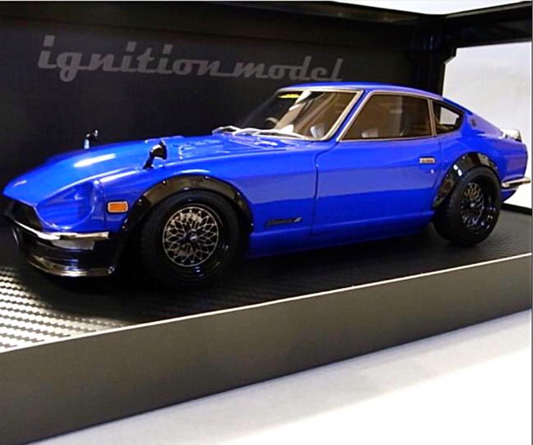 Ignition Model 1/18 Fairlady Z (S30) Blue Star Road