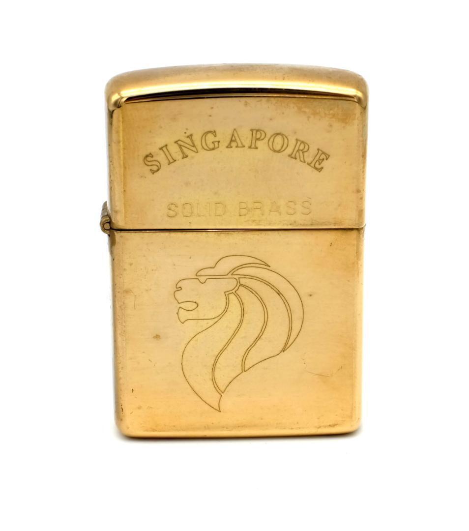 As is for parts ZIPPO lighter 1993  90s oil lighter brass