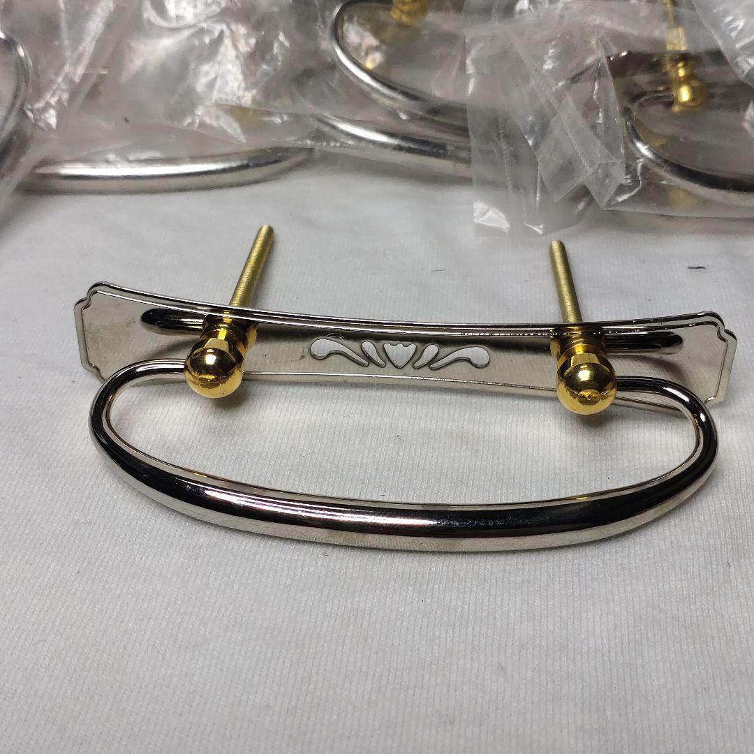 10 handles Stainless steel drawer Unused decorative parts Kuradashi