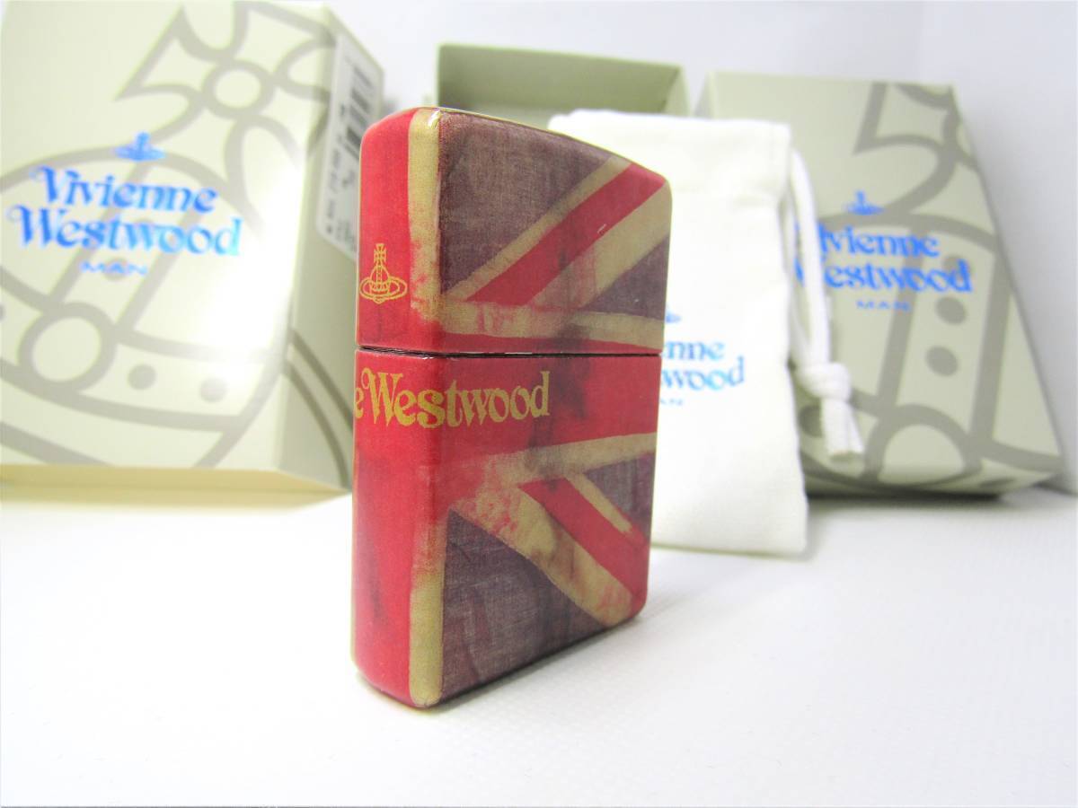 As is For Parts Vivienne Westwood Union Jack zippo Unused 2011