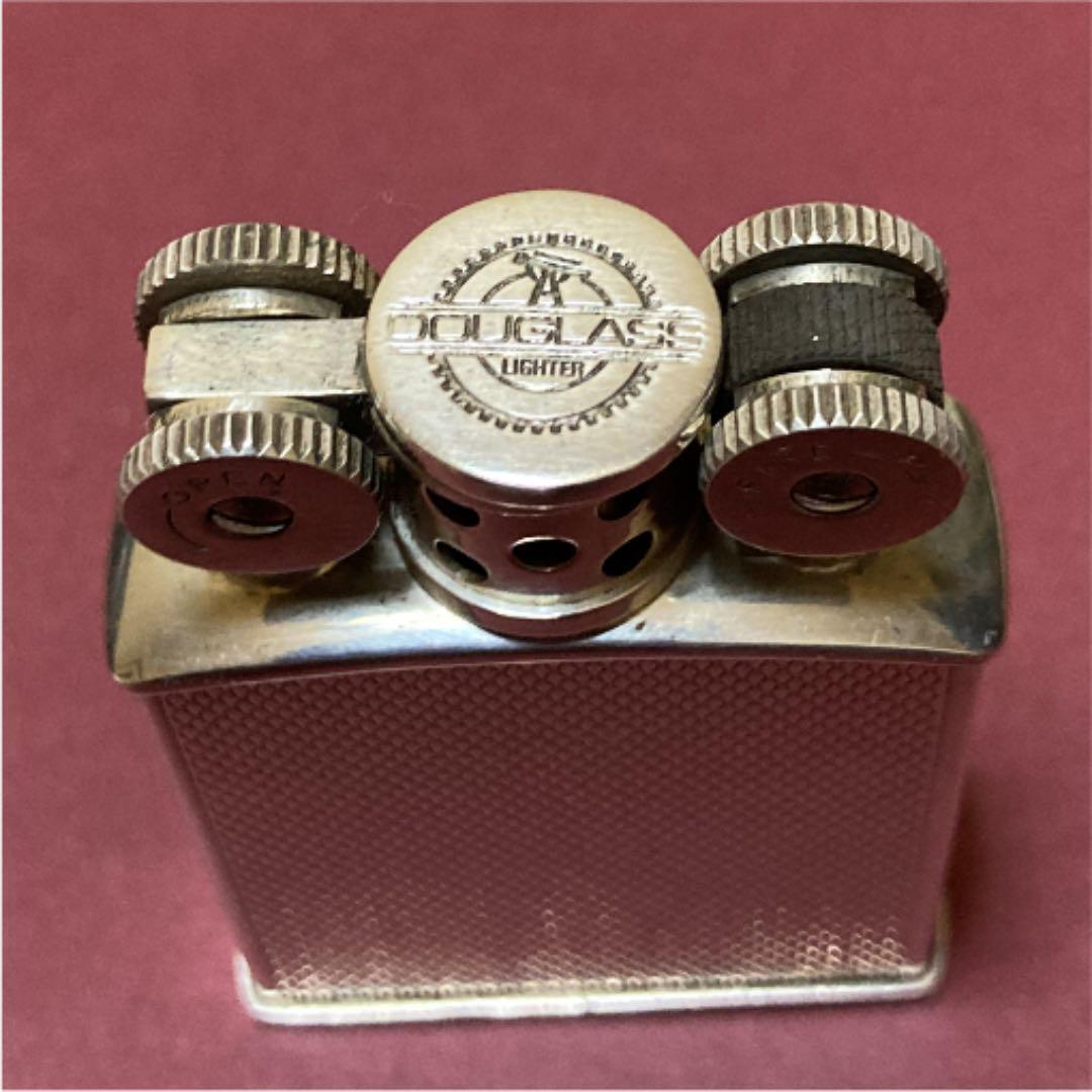 As is for Parts Douglass oil lighter type III Wild boy silver finish