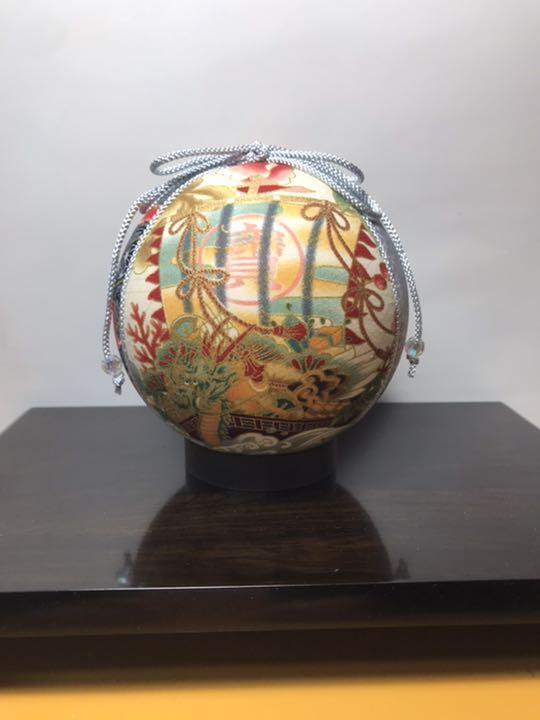 Temari  Interior decoration  gift helmet   white