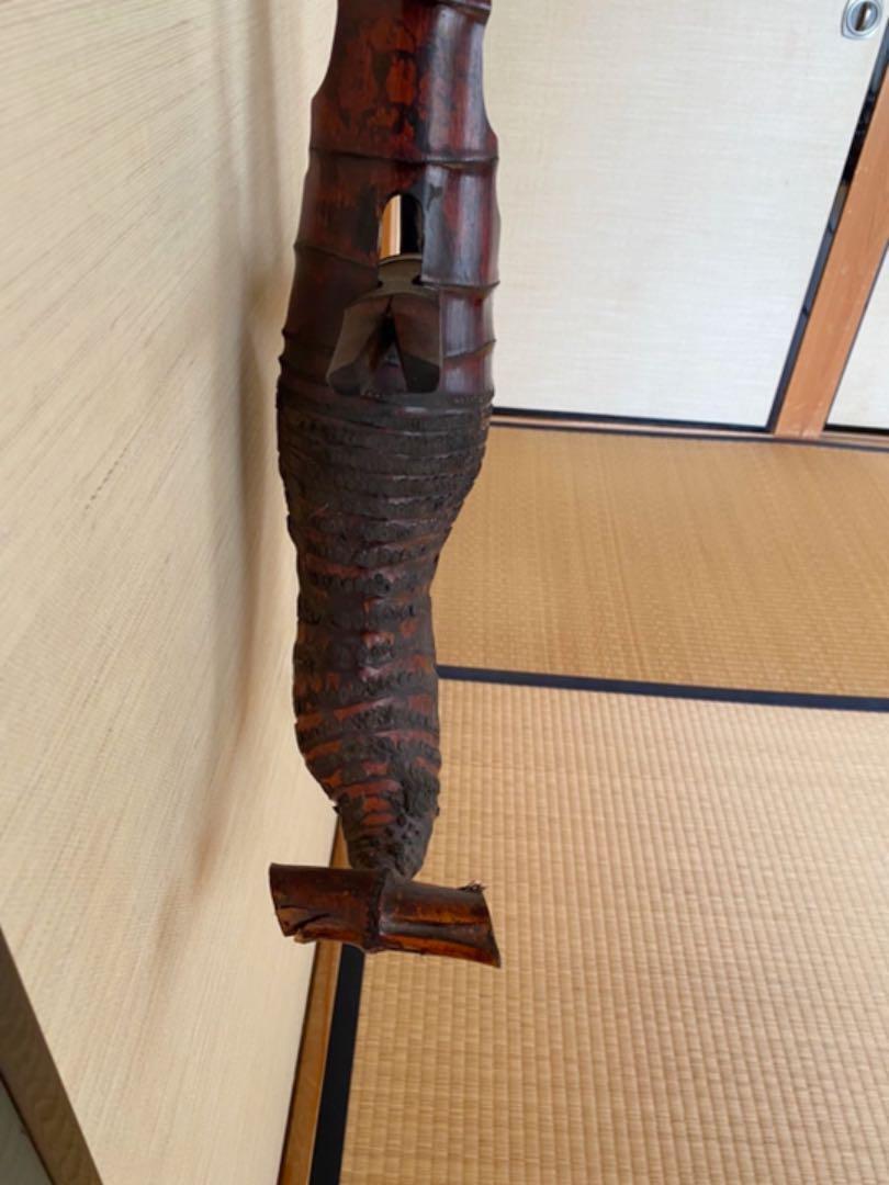 Jizai kagi Hook bamboo hearth old folk house