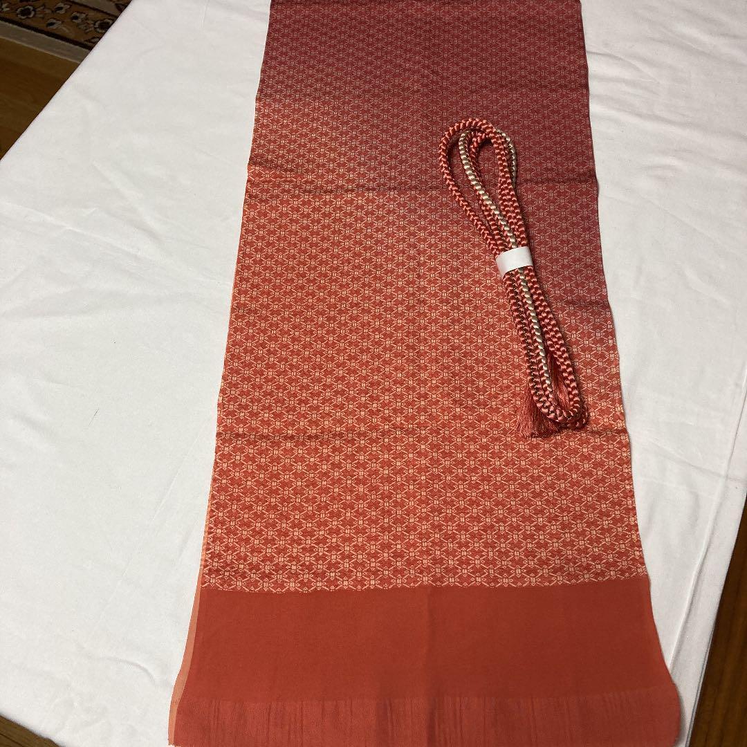 Fried silk obi. Obijime