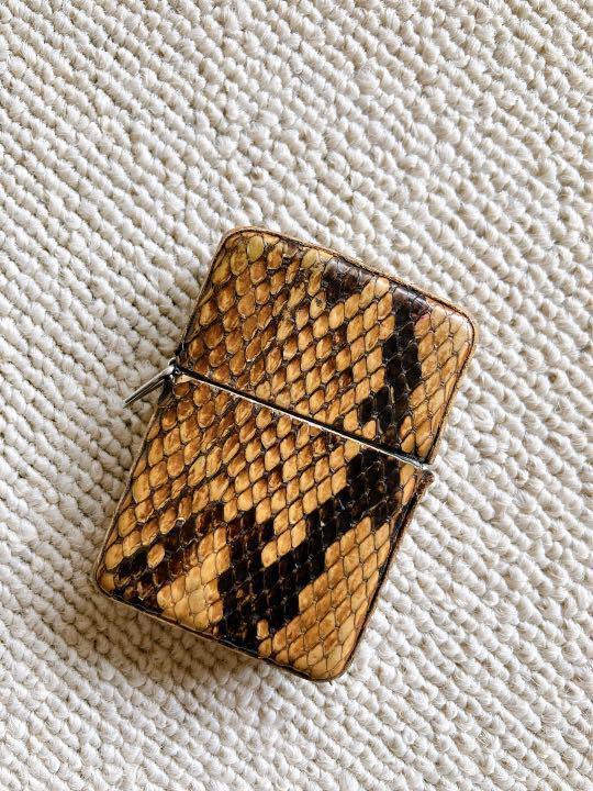 As is For Parts HATALI Zippo Snake pattern with case